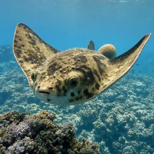 Manta ray + Pufferfish